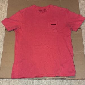 Patagonia Short-Sleeve Pocket Tee in Coral